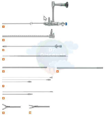 Комплект нефроскопа, standard pcnl